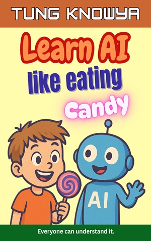 Learn AI Like Eating Candy: A fun, simple & practical guide to artificial intelligence — for kids, beginners, non-tech folks & even business leaders. Everyone can understand it.