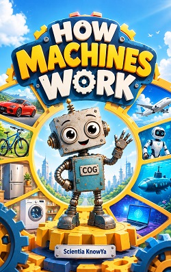 How Machines Work: A Curious Kid's Adventure Into the Science Behind Gears, Engines, Cars, Robots, Rockets, and More